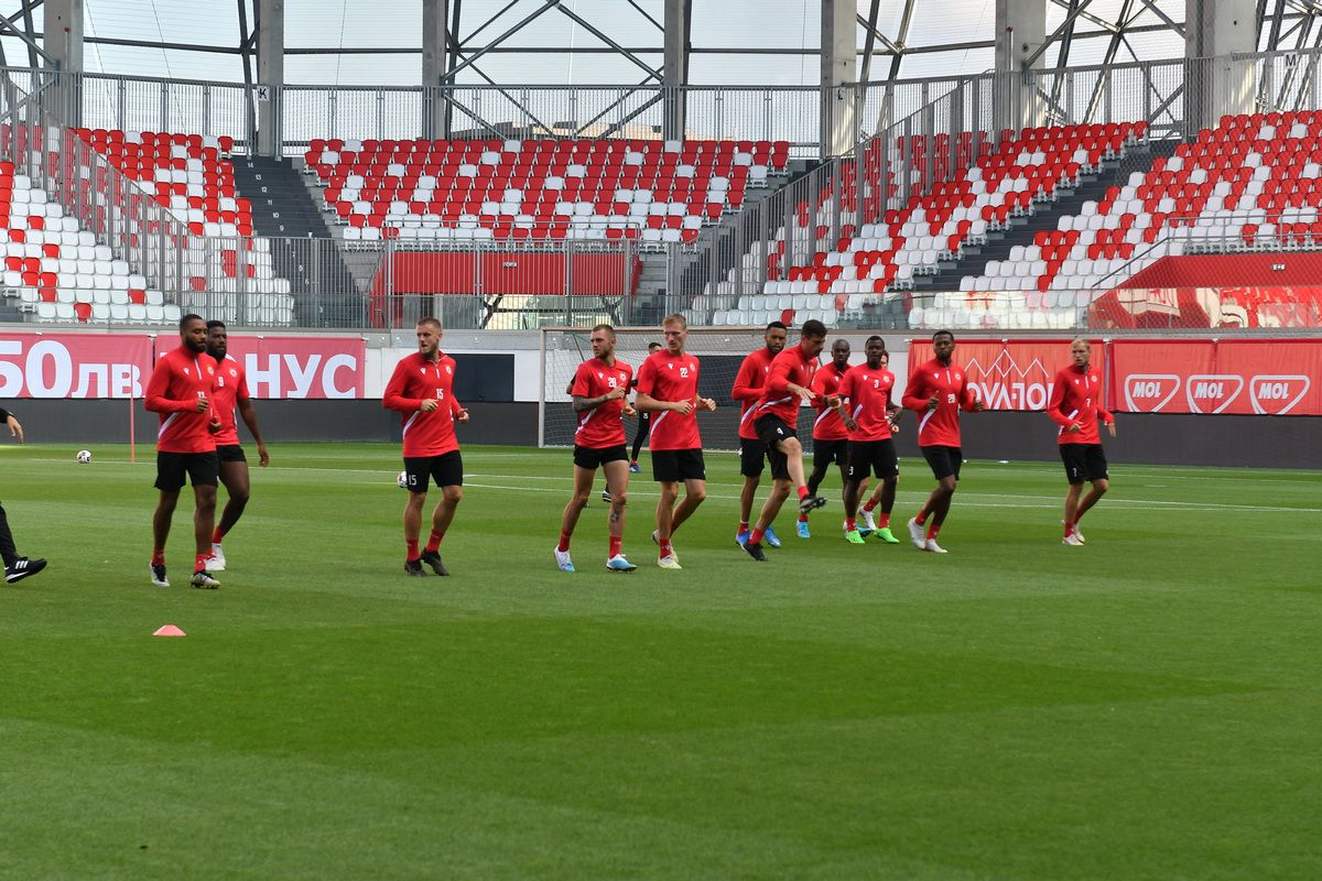 Conferinta CSKA Sofia - antrenament