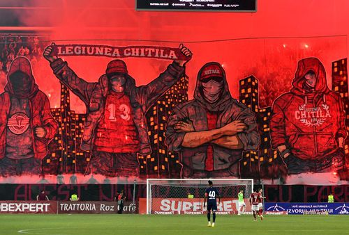 Rapidiștii au creat o atmosferă incendiară la meciul cu FC Botoșani / foto: Cristi Preda (GSP)