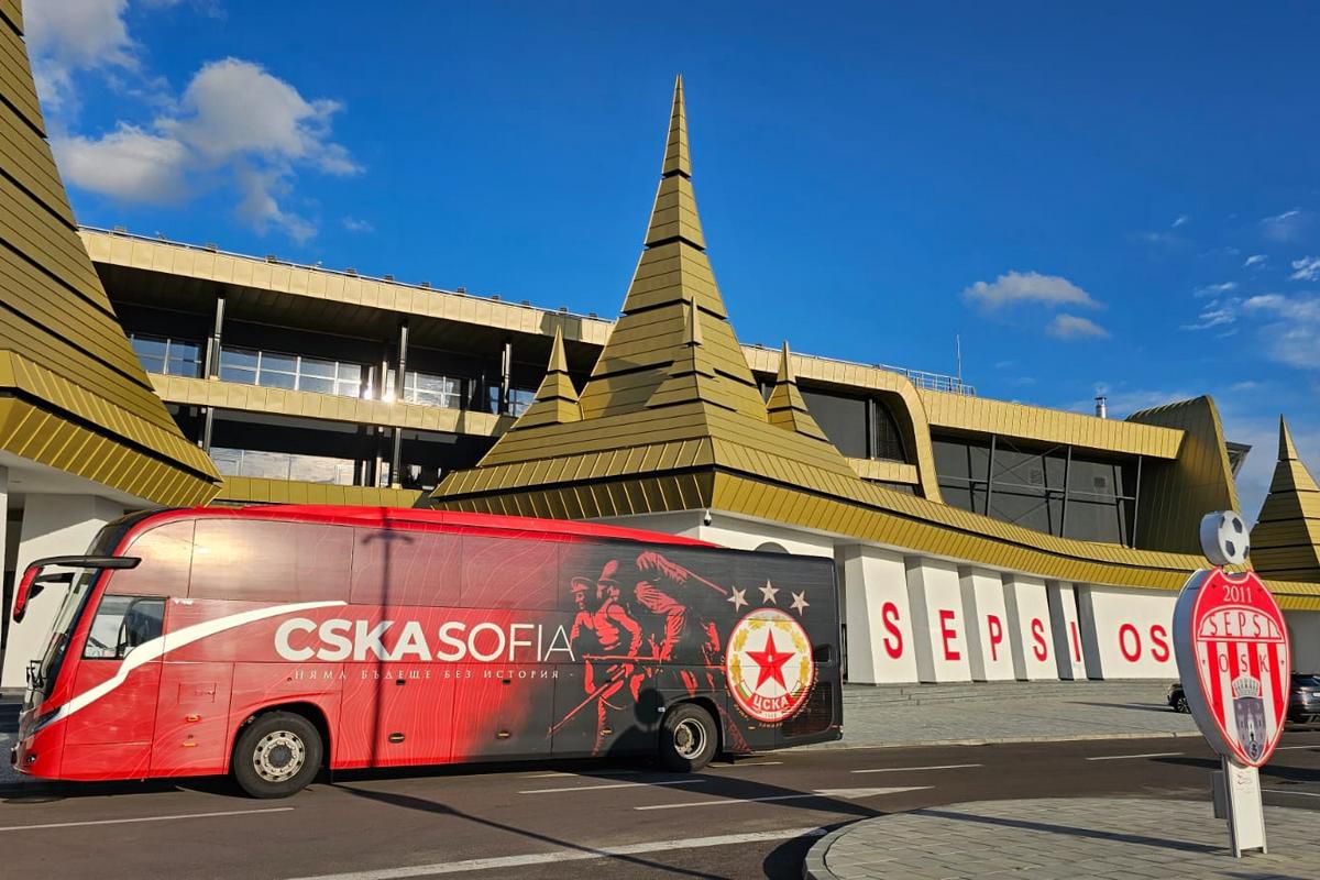 Conferinta CSKA Sofia - antrenament