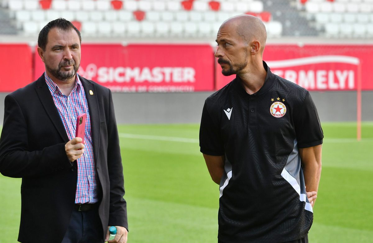 Conferinta CSKA Sofia - antrenament
