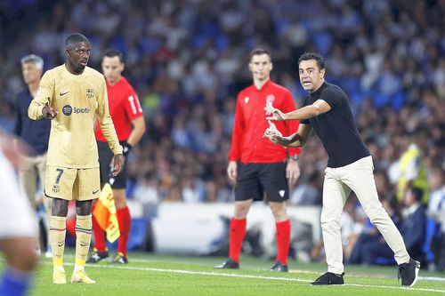 Xavi, necruțător cu Ousmane Dembele, transferat la PSG. Foto: Imago Images