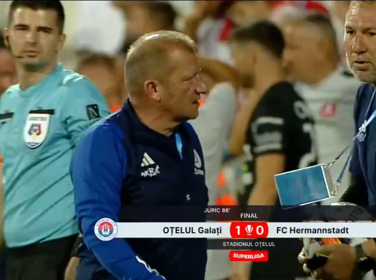 Nici victoria nu l-a potolit! Dorinel Munteanu a sărit la bătaie, imediat după Oțelul - Hermannstadt