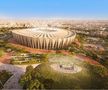 Cele 15 stadioane din 5 orașe ce vor găzdui meciurile de la CM 2034 din Arabia Saudită / Foto: dezeen.com