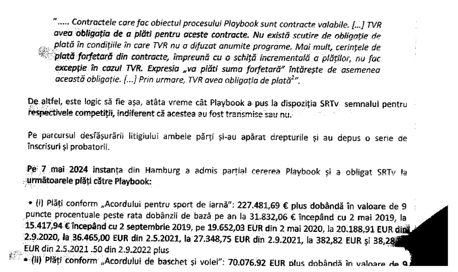 TVR, obligată de un tribunal din Germania să achite 380.000 de euro pentru competiții pe care nu le-a difuzat. Televiziunea și-a denunțat angajații