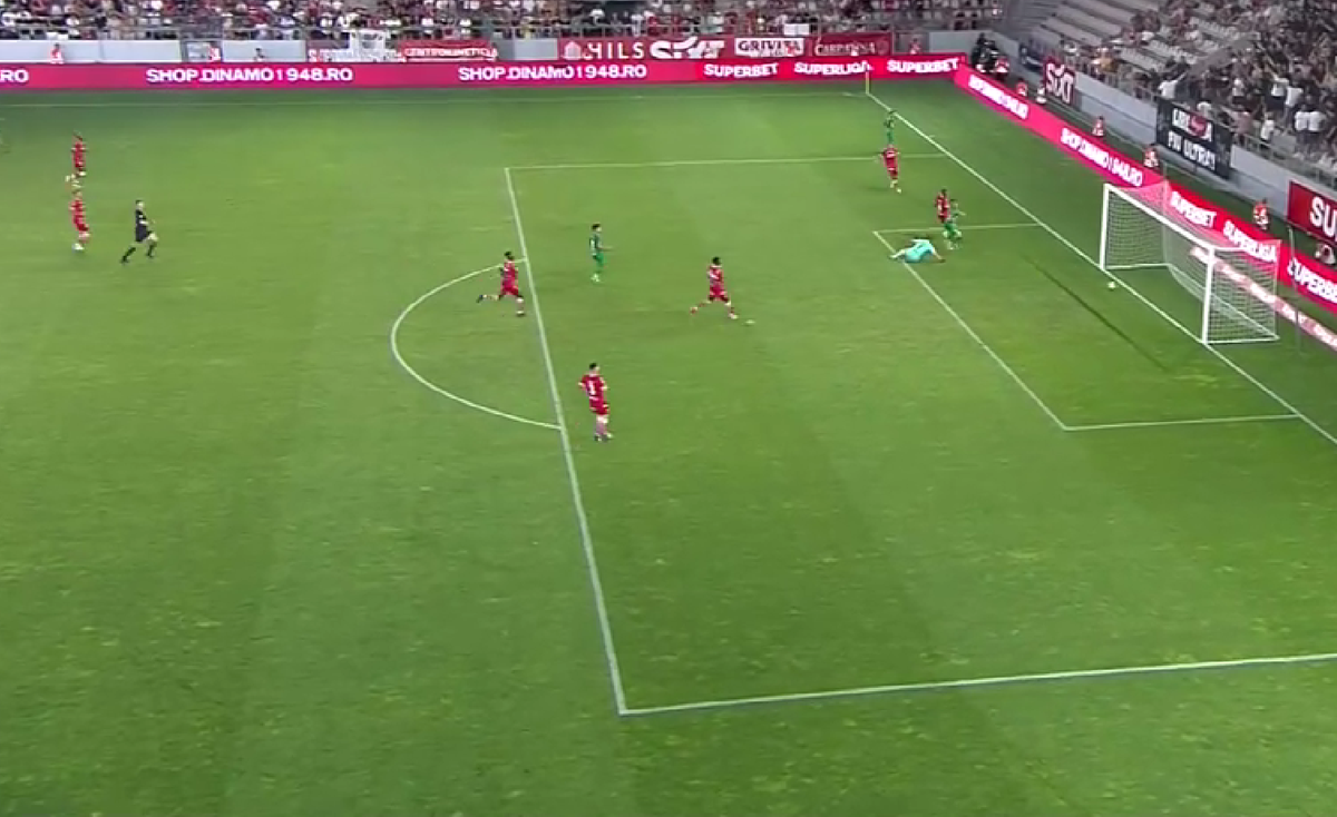 Autogol caraghios în Dinamo - Gloria Buzău