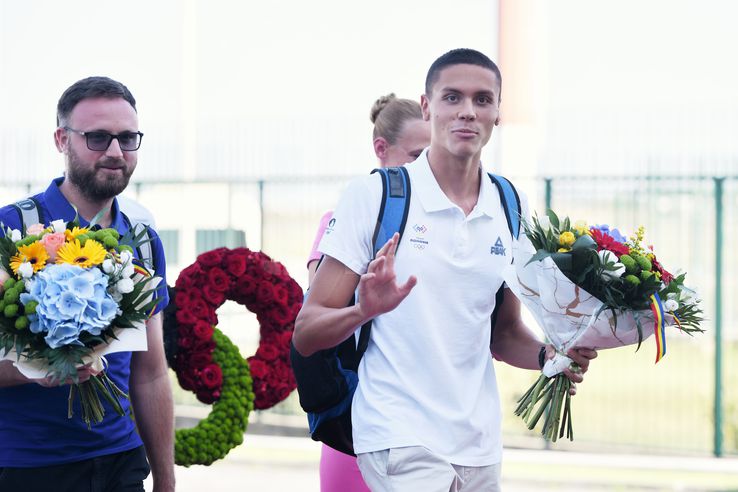 David Popovici a revenit în România / FOTO: Cristi Preda (GSP.ro)