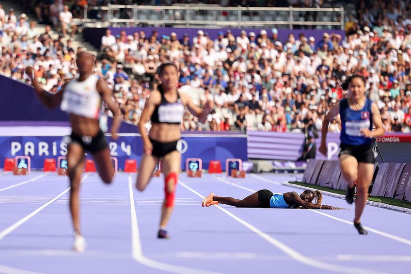 Lucia Moris sa prăbușit în timpul cursei la Jocurile Olimpice // foto: Guliver/gettyimages