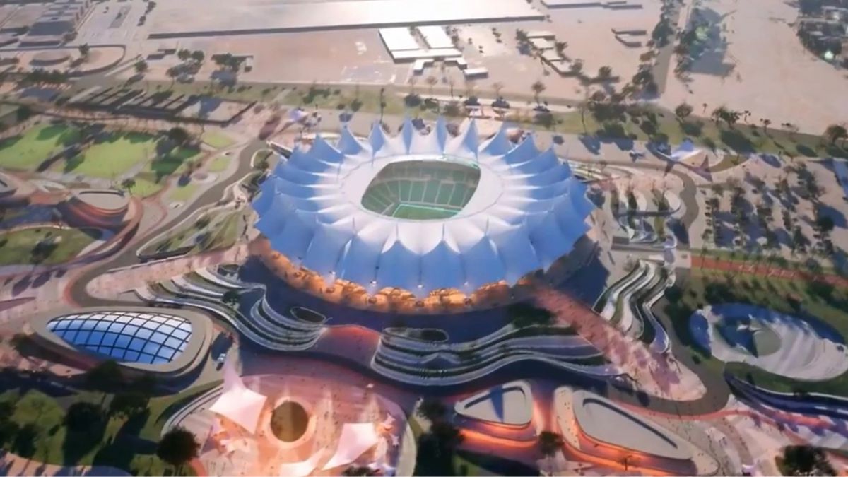 Proiectul SF saudit va înghiți sute de miliarde $ » Stadion futurist, situat la 350 metri de sol, accesibil cu lifturi ultrarapide și vehicule fără șofer + Neom răsare în orașul de 170 km ce acum nu există!