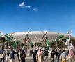 Cele 15 stadioane din 5 orașe ce vor găzdui meciurile de la CM 2034 din Arabia Saudită / Foto: dezeen.com