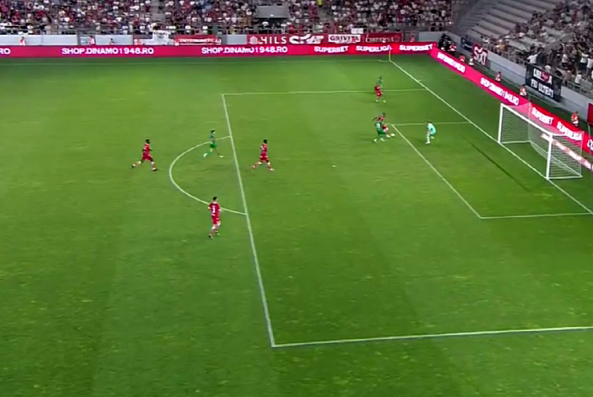 Autogol caraghios în Dinamo - Gloria Buzău