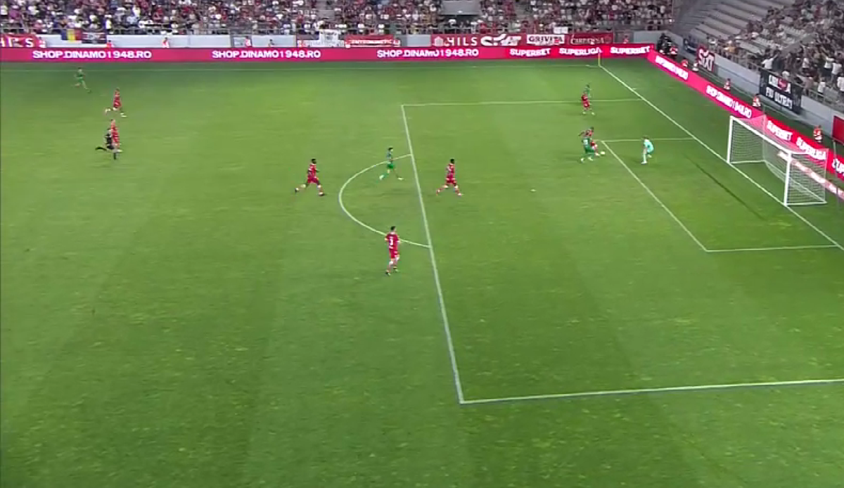 Autogol caraghios în Dinamo - Gloria Buzău