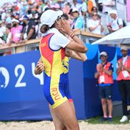 Ionela Cozmiuc și Gianina van Groningen, medaliate cu argint olimpic la Paris Foto: Raed Krishan (Vaires-sur-Marne)