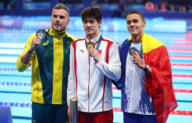 Pan Zhanle îl consideră pe David Popovici un pionier în înot: „Era «Dumnezeu», mă uitam de jos la el”