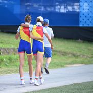 Ionela Cozmiuc și Gianina van Groningen, medaliate cu argint olimpic la Paris Foto: Raed Krishan (Vaires-sur-Marne)