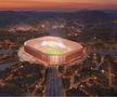 Cele 15 stadioane din 5 orașe ce vor găzdui meciurile de la CM 2034 din Arabia Saudită / Foto: dezeen.com