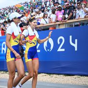 Ionela Cozmiuc și Gianina van Groningen, medaliate cu argint olimpic la Paris Foto: Raed Krishan (Vaires-sur-Marne)