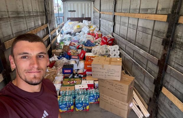 La inițiativa unui campion olimpic, Federația Română de Canotaj a strâns ajutoare pentru orașul Broșteni, grav afectat de inundații