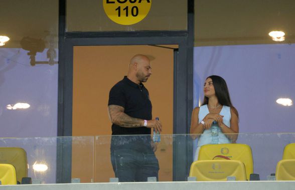 Dinamo - FCSB, derby-ul celebrităților » Giani Kiriță și iubita cu 22 de ani mai tânără, primii în loja Arenei Naționale