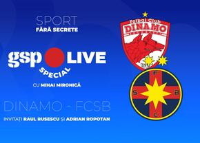Dinamo - FCSB » Derby de România revine: Politic, față în față cu fosta echipă! Mihai Mironică analizează la GSP Live Special alături de invitații săi