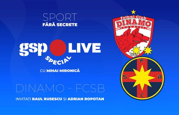 Dinamo - FCSB » Derby de România revine: Politic, față în față cu fosta echipă! Mihai Mironică analizează la GSP Live Special alături de invitații săi
