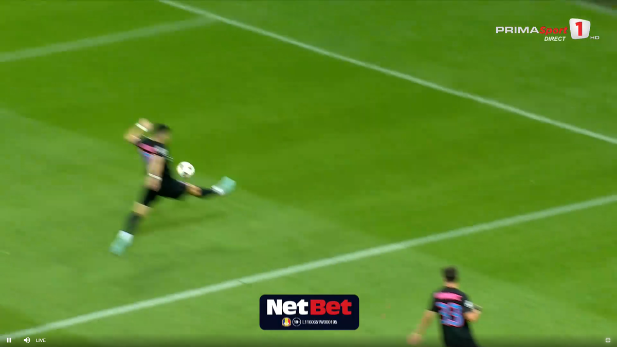 Golul marcat de Musi în poarta lui FCSB