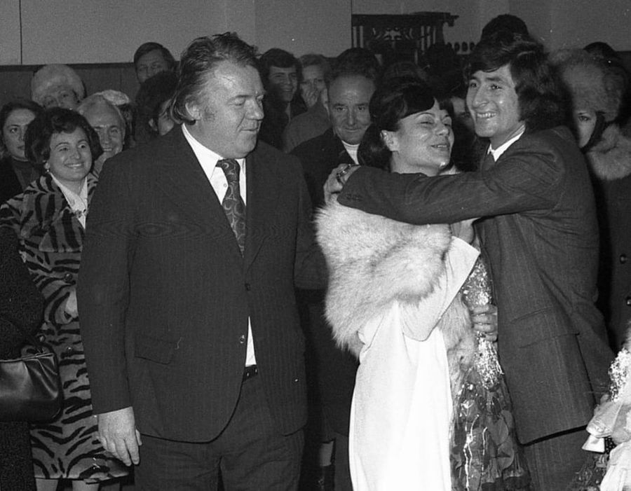 Fotografie de suflet pentru Cornel Dinu, în compania celor dragi, dragostea vieții lui, doamna Silvia, și inegalabilul Fănuș Neagu Cât o mie de cuvinte