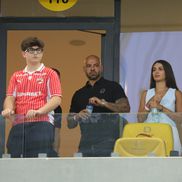 Giani Kiriță, alături de iubita sa, Maria, la Dinamo - FCSB / Foto: GSP