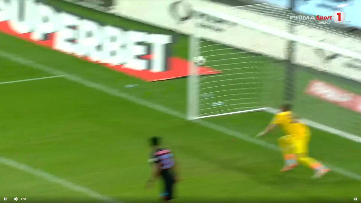 Golul marcat de Musi în poarta lui FCSB