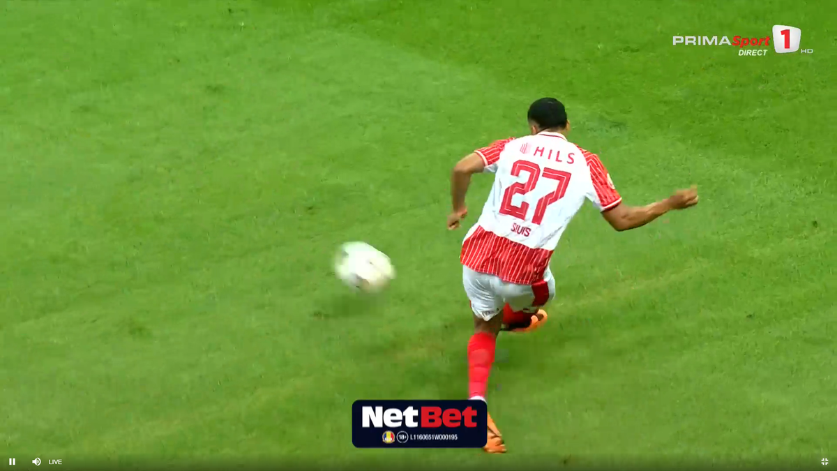 Golul marcat de Musi în poarta lui FCSB