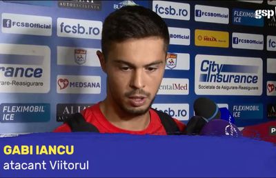 FCSB - Viitorul 2-1 // VIDEO Gabi Iancu: „Noi am jucat foarte prost, nu a contat că au jucat ei foarte bine” + Ce spune despre plecarea lui Hagi
