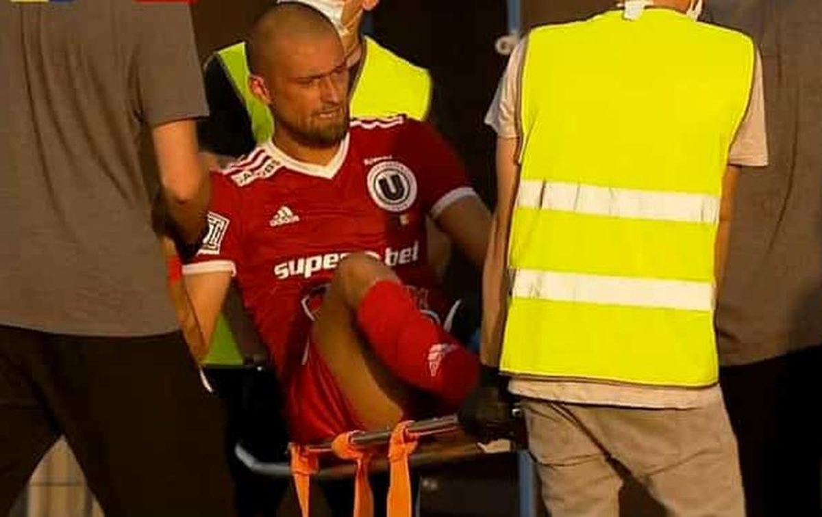 Verdict crunt pentru Gabriel Tamaș, după accidentarea din Aerostar - U Cluj