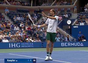 Daniil Medvedev, execuție de pe altă planetă la US Open! Cele mai tari 5 lovituri ale zilei