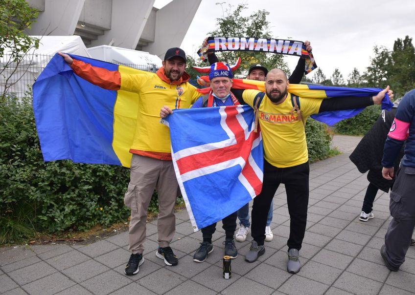 „Luptă, goluri, victorie!” » Ne simțim ca acasă la Reykjavík. Se aude puternic: 