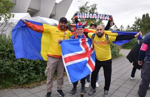 „Luptă, goluri, victorie!” » Ne simțim ca acasă la Reykjavík. Se aude puternic: "România, România, România!"