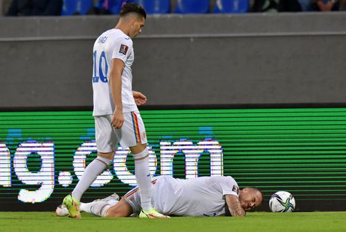 Denis Alibec (30 de ani) s-a accidentat în minutul 74 al partidei dintre Islanda și România, la scorul de 1-0 pentru „tricolori”.