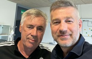 Edi Iordănescu ia lecții de la Carlo Ancelotti » Imagine din cantonamentul campioanei Europei