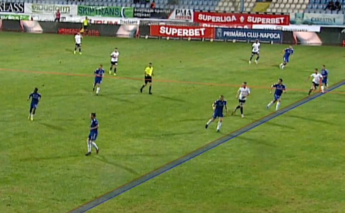 Cel mai norocos gol din Liga 1!  A ratat preluarea, pasa, șutul, dar mingea a intrat în poartă printre picioarele goalkeeperului