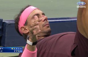 Cu nasul tăiat, Rafa Nadal s-a calificat în turul 3 la US Open » „Accidentat” de propria rachetă!