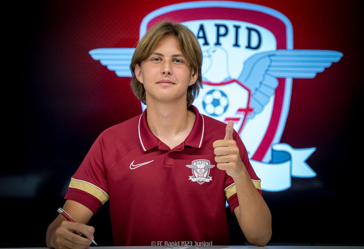 Fiul lui Dan Șucu a semnat primul contract de fotbalist profesionist » Sub comanda cui va evolua