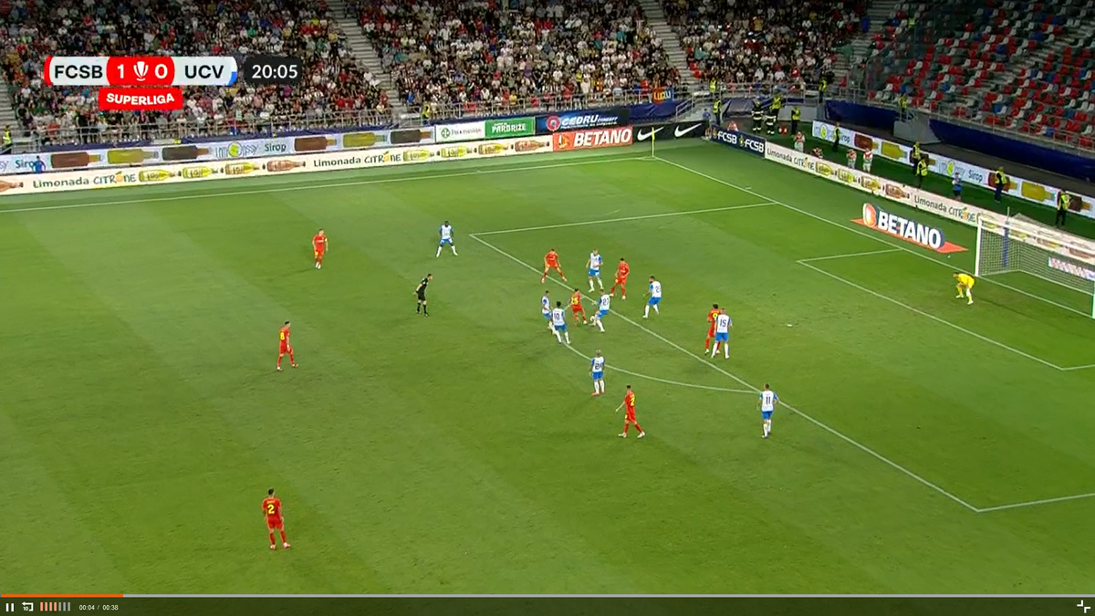 Greșeli Mitriță în FCSB - CSU Craiova