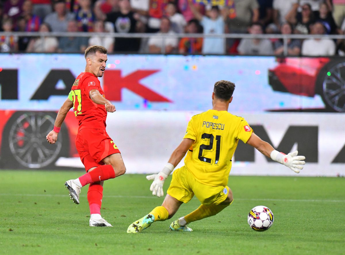 FCSB a spulberat-o pe Craiova într-o repriză » Olaru și Tavi Popescu au făcut spectacol în Ghencea