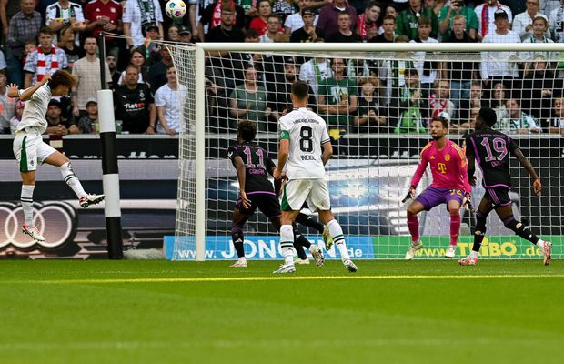 Monchengladbach - Bayern 1-2, în etapa 3 din Bundesliga » Bavarezii sparg blestemul și câștigă pe terenul Borussiei după 4 ani