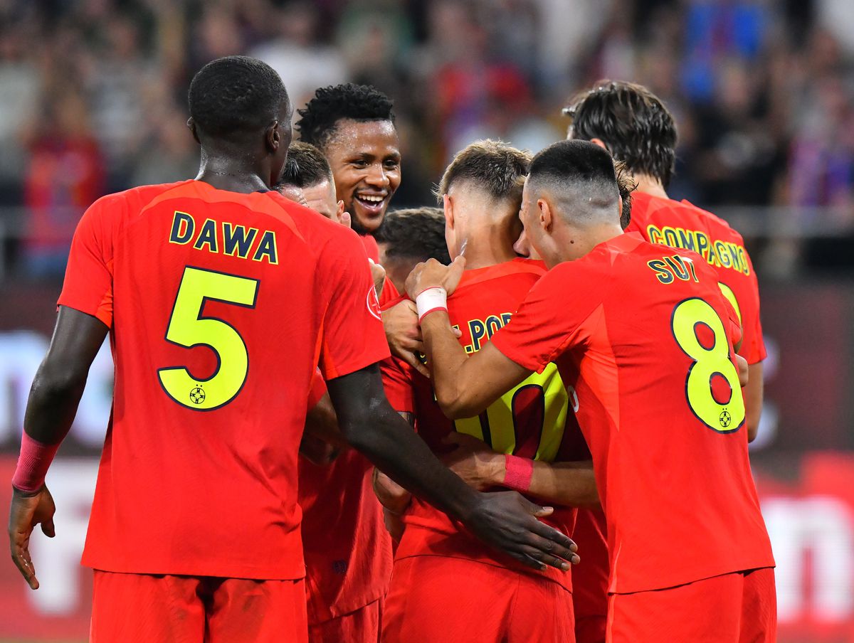 FCSB a spulberat-o pe Craiova într-o repriză » Olaru și Tavi Popescu au făcut spectacol în Ghencea