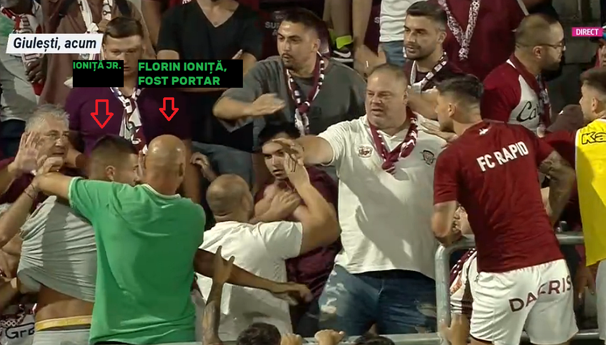 Conflict între fanii Rapidului înaintea derby-ului cu Dinamo