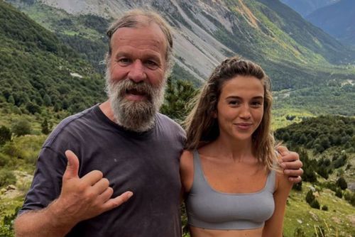 Wim Hof și Teodora Stoica