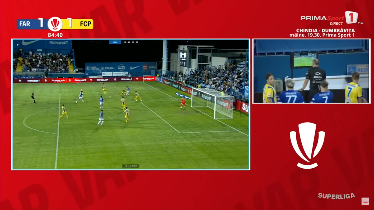 Penalty acordat ușor în Farul - Petrolul