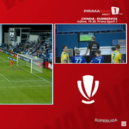 Penalty acordat ușor în Farul - Petrolul. FOTO: captură Prima Sport