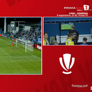 Penalty acordat ușor în Farul - Petrolul. FOTO: captură Prima Sport