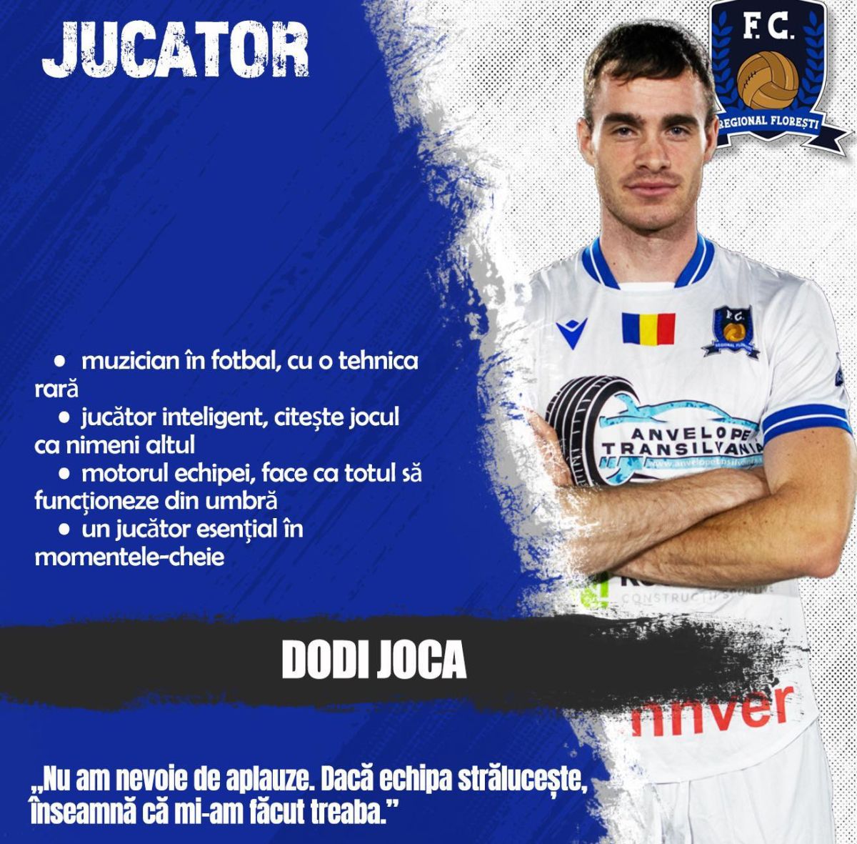 Andrei Dodi Joca, puștiul pe care Dan Petrescu obișnuia să-l „sacrifice” pentru regula U21