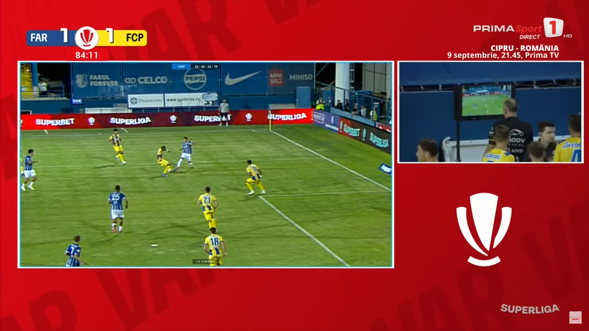 Penalty acordat ușor în Farul - Petrolul